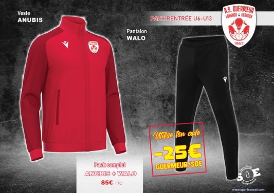 Pack RENTREE U6 U13 AS Guermeur