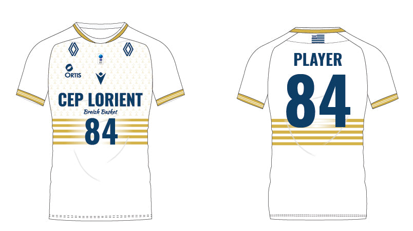 PRECOMMANDE Maillot REPLICA CEP LORIENT BREIZH BASKET
