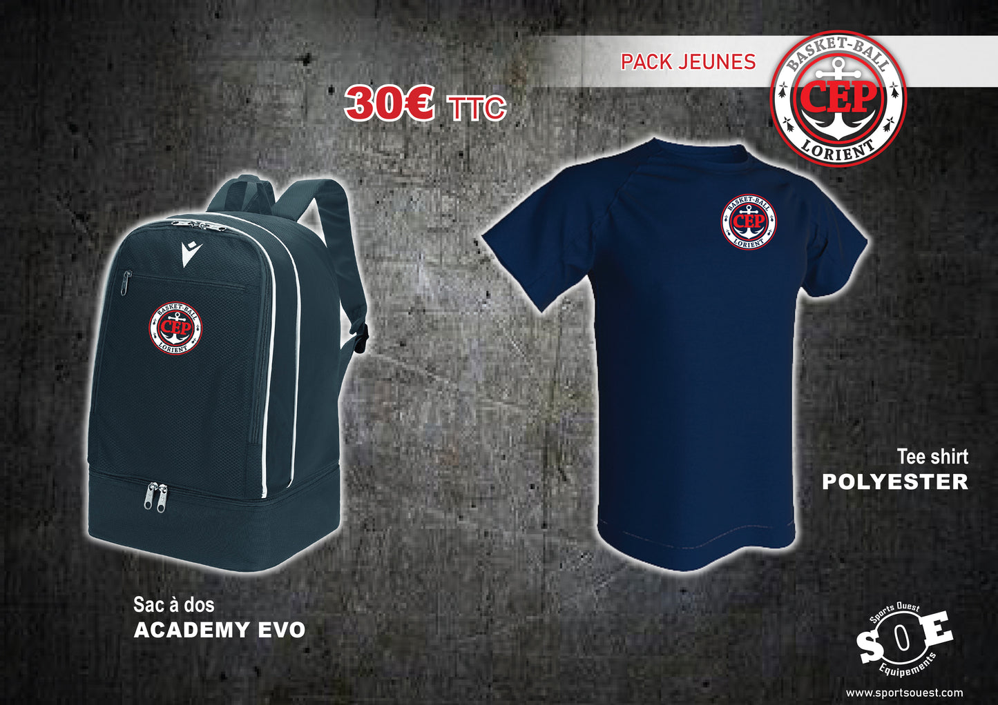 Pack Rentrée CEP Basket