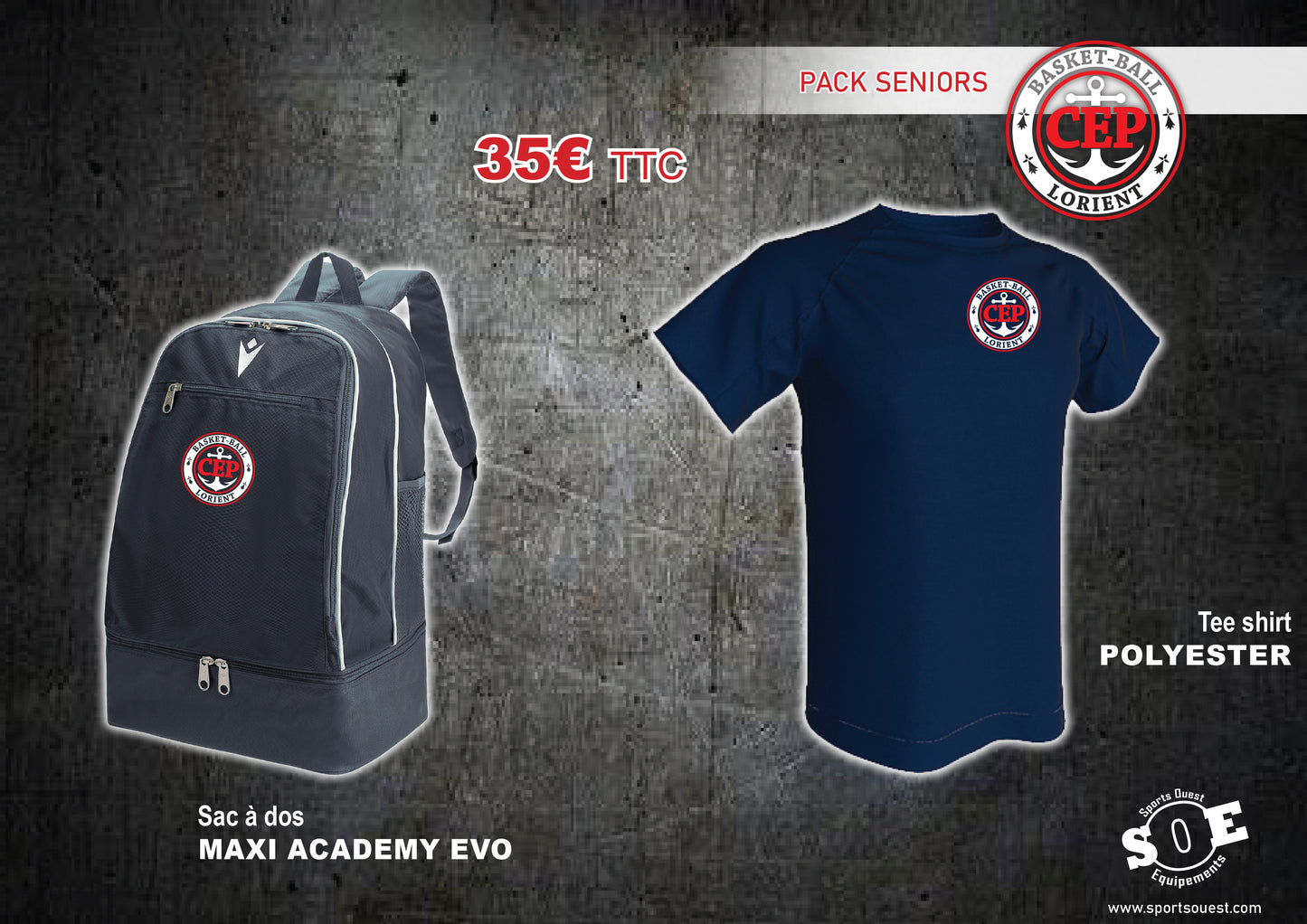 Pack Rentrée CEP Basket