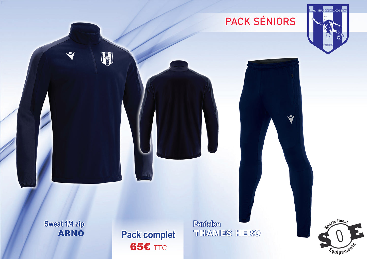 Pack Séniors La Guideloise Foot