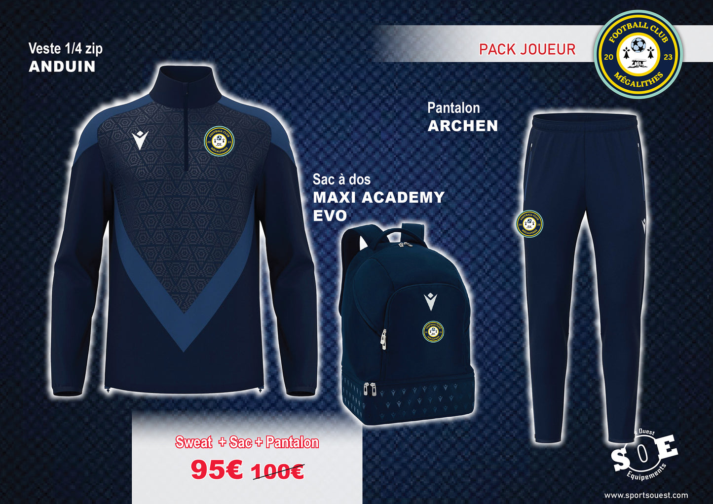 Pack JOUEUR FC Mégalithes