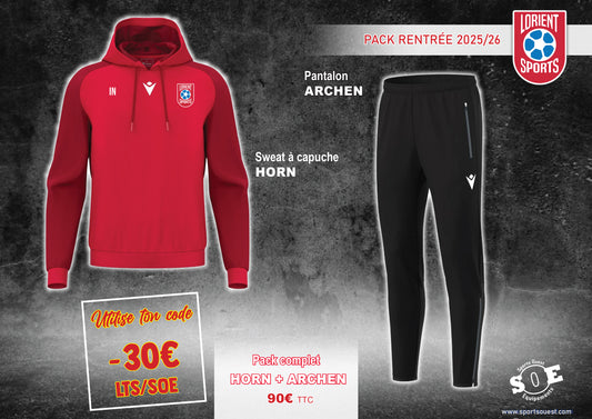 Survêtement rentrée Lorient Sports