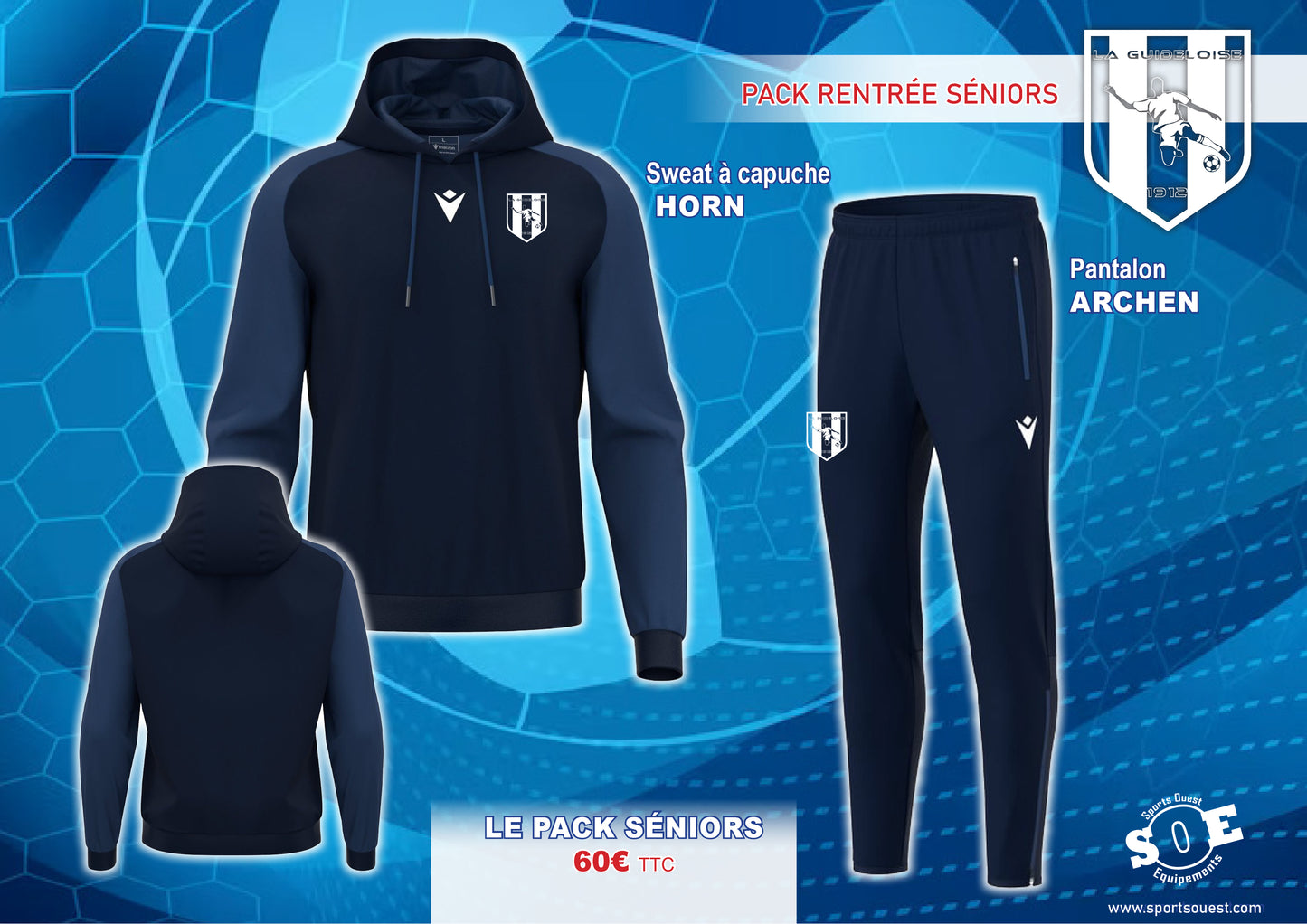 Pack rentrée SENIOR La Guideloise Foot