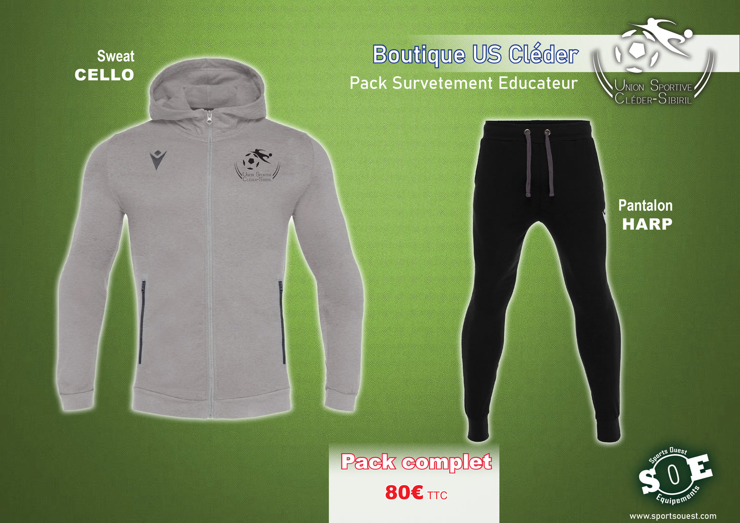Pack Survêtement Educateur USC
