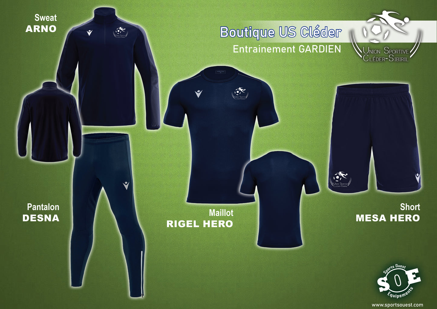 Packs joueur / gardien USC