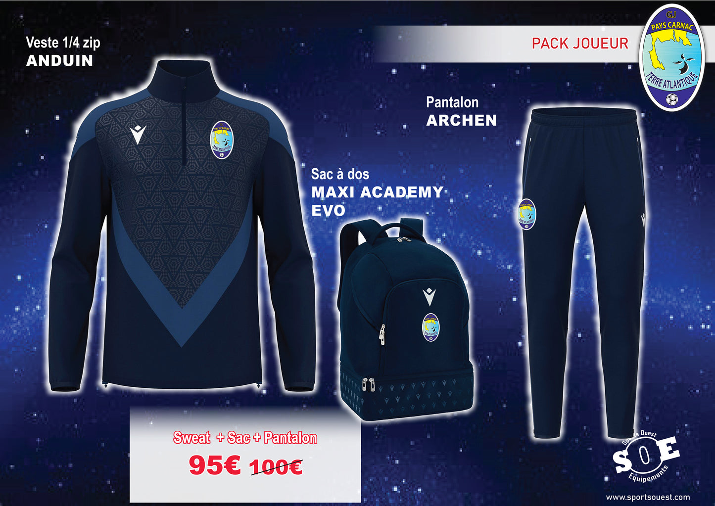 Pack JOUEUR GJ Pays de Carnac