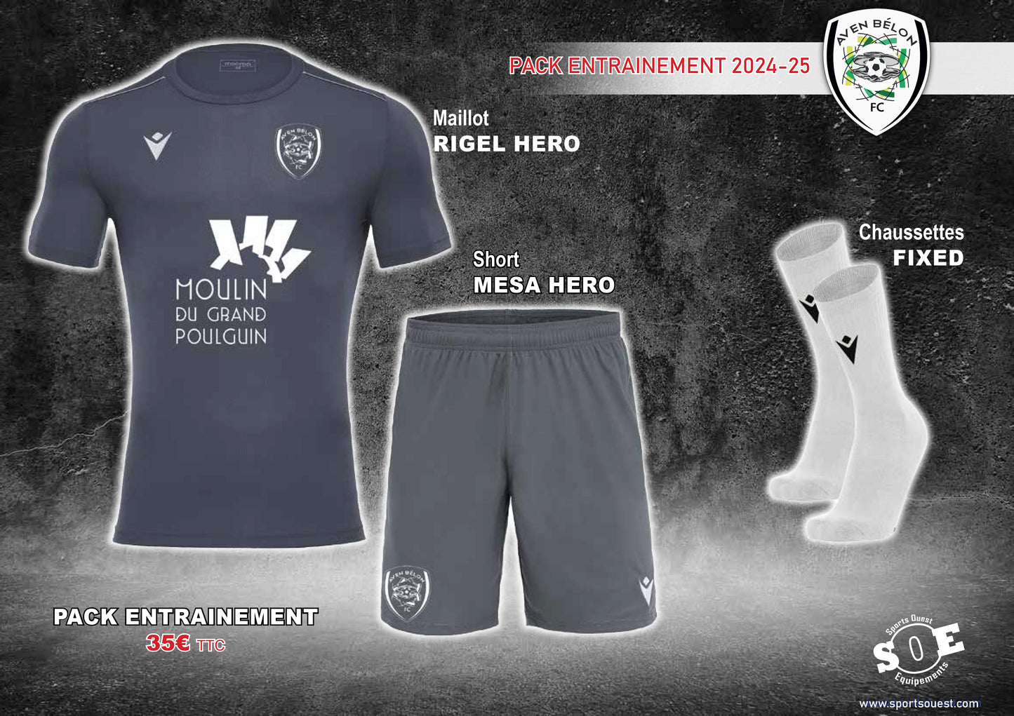 Pack ENTRAINEMENT Aven Belon