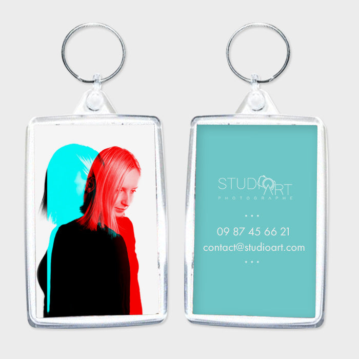 Porte clés acrylique (à partir de 1,21€ l'unité)