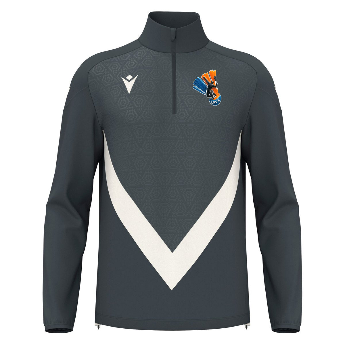 Sweat 1/4 zip ANDUIN Kervignac Badminton