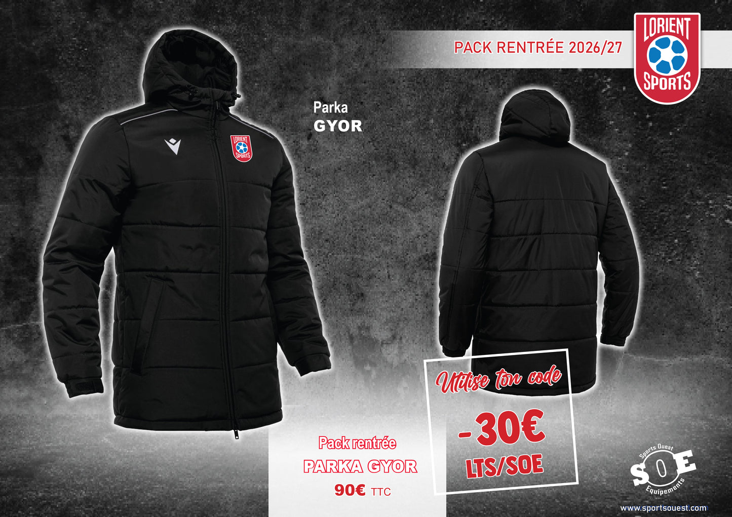 Pack rentrée GYOR Lorient Sports