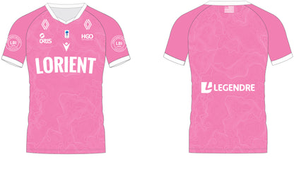 PRECOMMANDE Maillot REPLICA 2026 CEP LORIENT BREIZH BASKET Rose