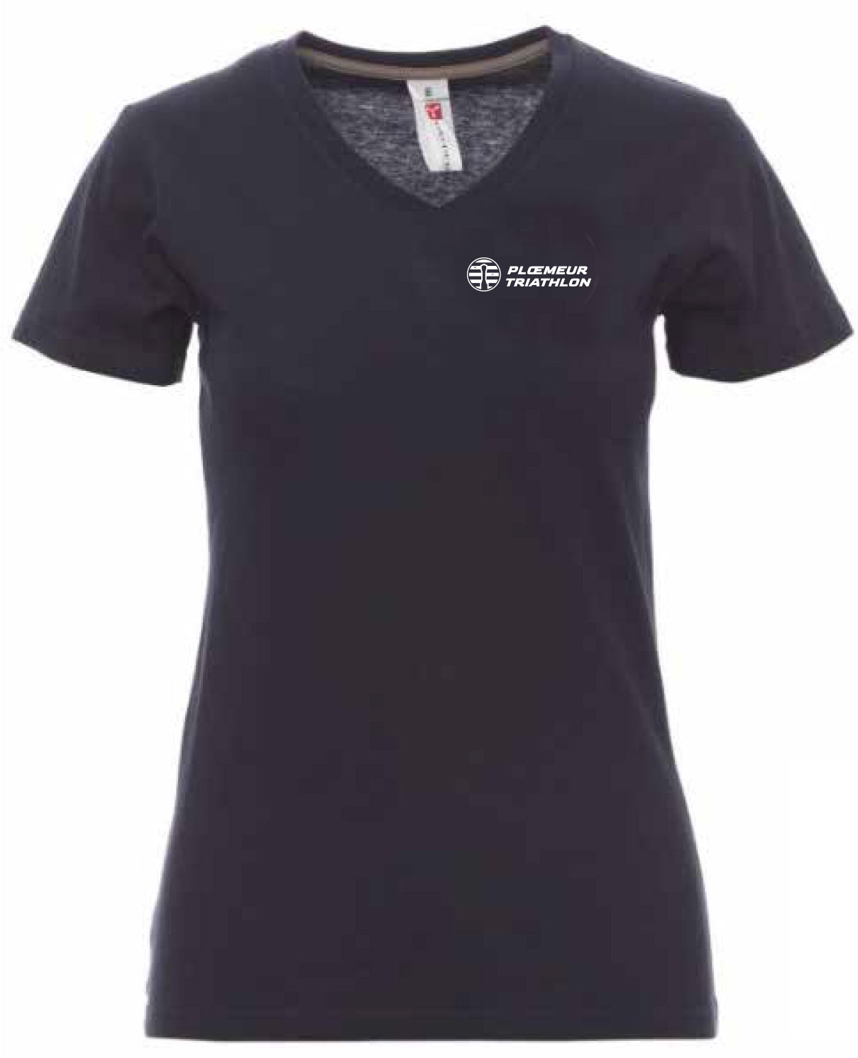 T-shirt femme V-NECK Ploemeur Triathlon