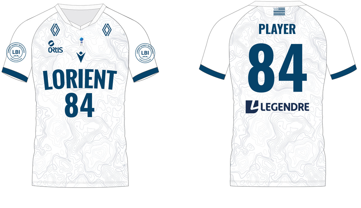 PRECOMMANDE Maillot REPLICA 2026 CEP LORIENT BREIZH BASKET