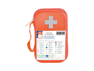 Trousse de secours ÉLECTRICIEN 2/4 pers.  FARMOR