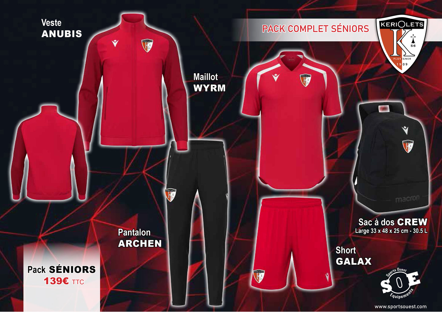 Pack COMPLET SENIORS Keriolets