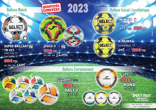 Notre sélection Football