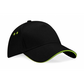 10 Casquettes Bicolores Marquage du logo face avant