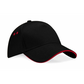 10 Casquettes Bicolores Marquage du logo face avant