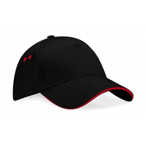 10 Casquettes Bicolores Marquage du logo face avant