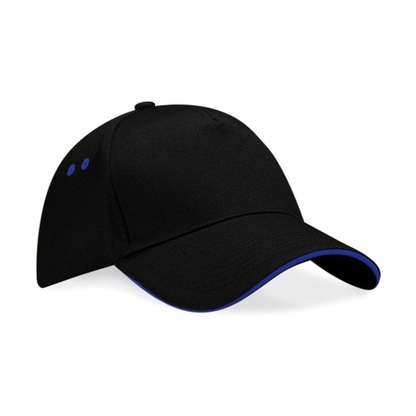 10 Casquettes Bicolores Marquage du logo face avant