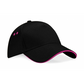 10 Casquettes Bicolores Marquage du logo face avant