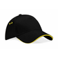 10 Casquettes Bicolores Marquage du logo face avant
