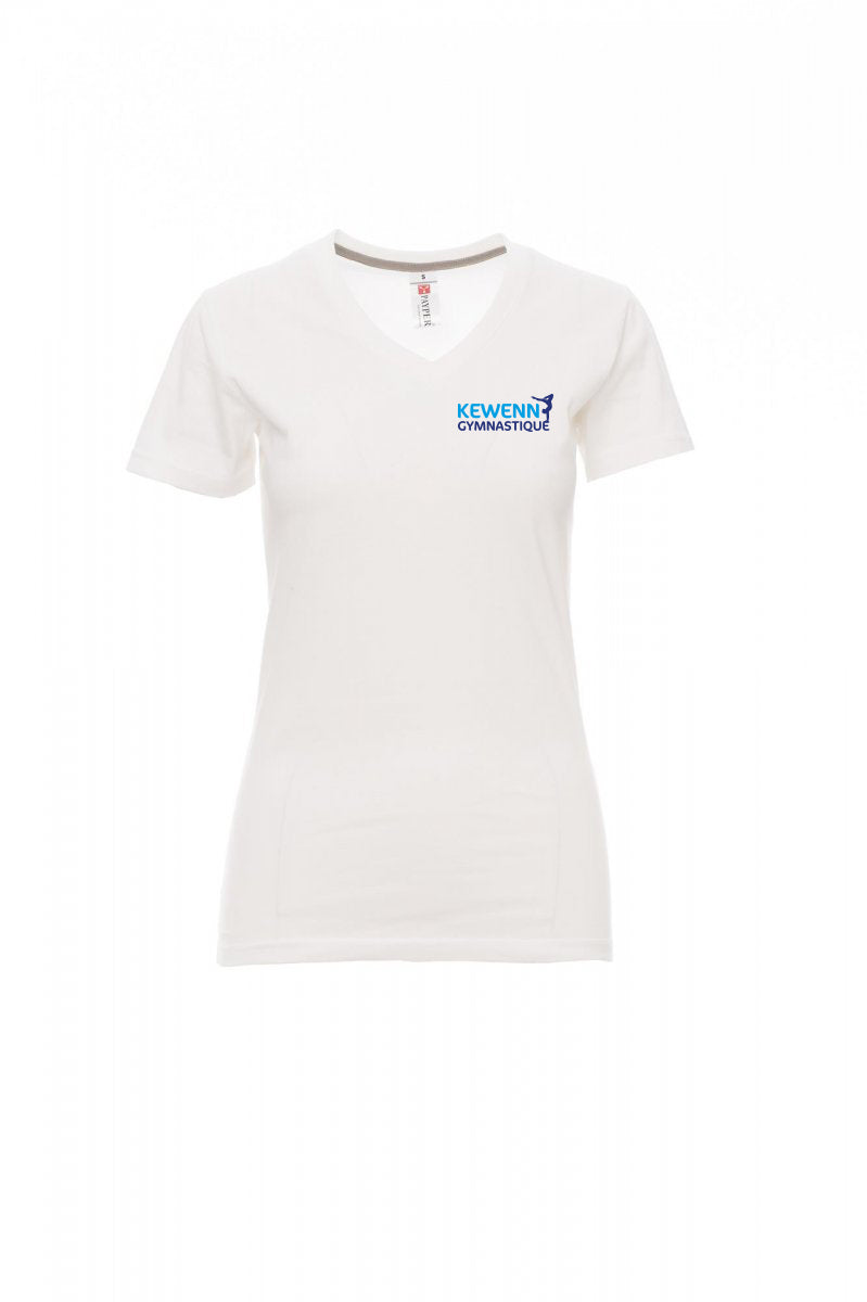 Tee-shirt V-NECK LADY Kewenn Gymnastique