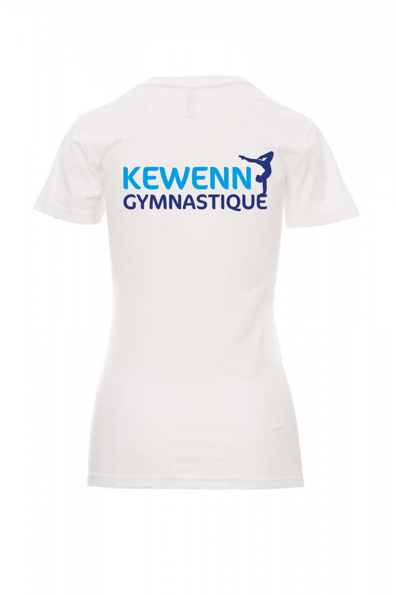 Tee-shirt V-NECK LADY Kewenn Gymnastique