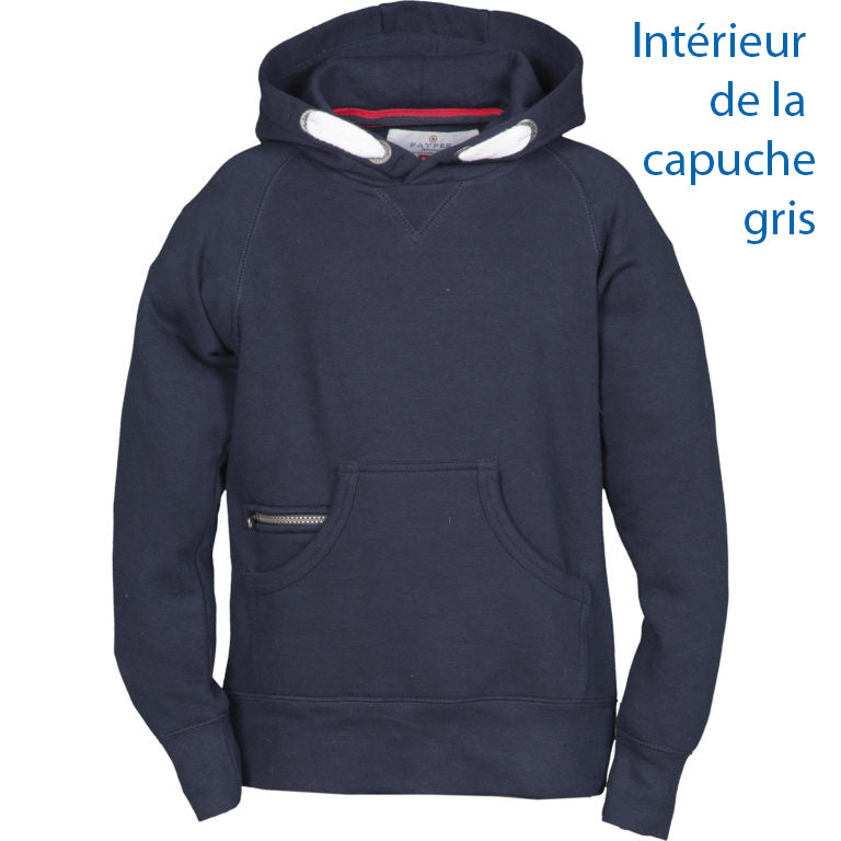 Sweat enfant Colorado Marine/gris 12 ans