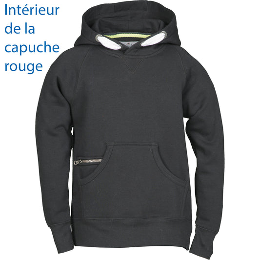 Sweat enfant Colorado Noir/rouge 12 ans