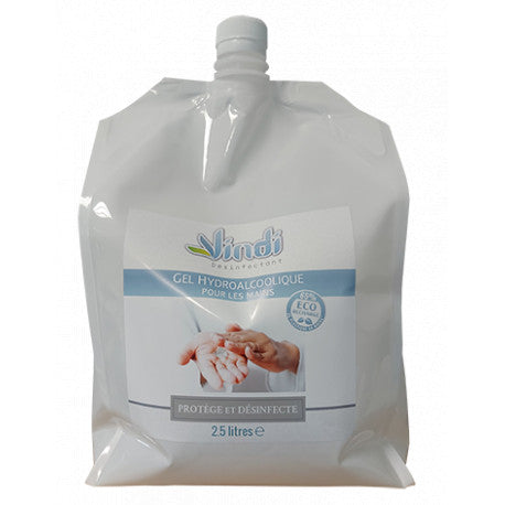 Eco-recharge gel hydroalcoolique - 2,5L VINDI