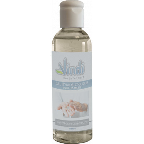 Gel hydroalcoolique Flacon 100ml VINDI