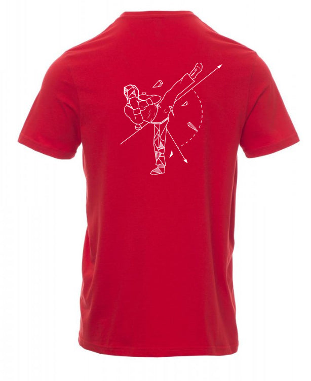 Tee shirt coton SUNSET Tricolores Lochrist